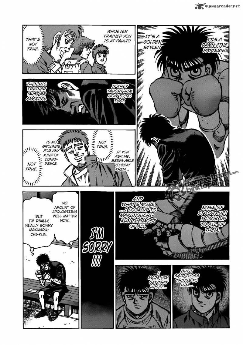 Hajime No Ippo Chapter 930 Page 15