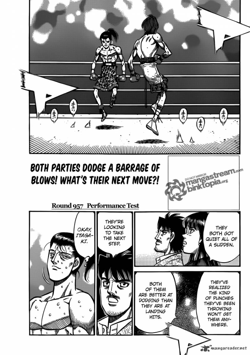 Hajime No Ippo Chapter 957 Page 2