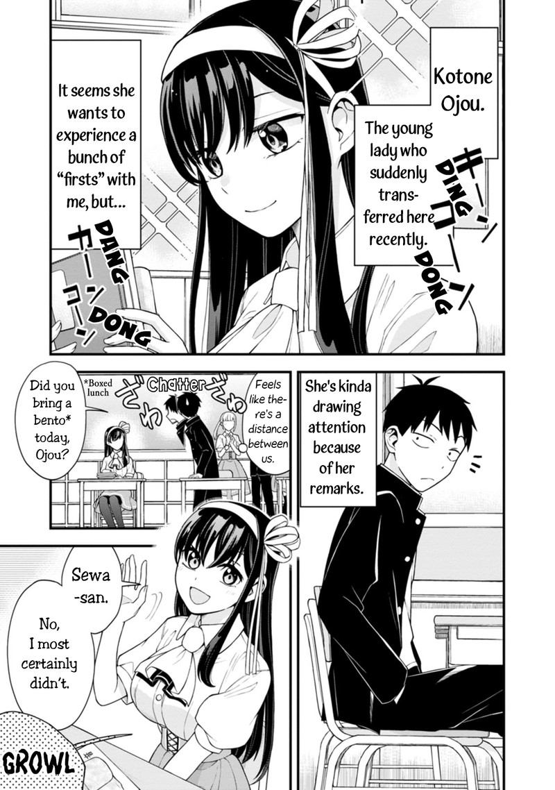 Hajimete No Ojou Sama Chapter 2 Page 1