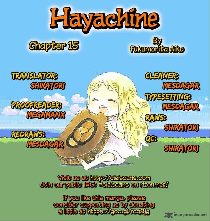 Hayachine Chapter 15 Page 1