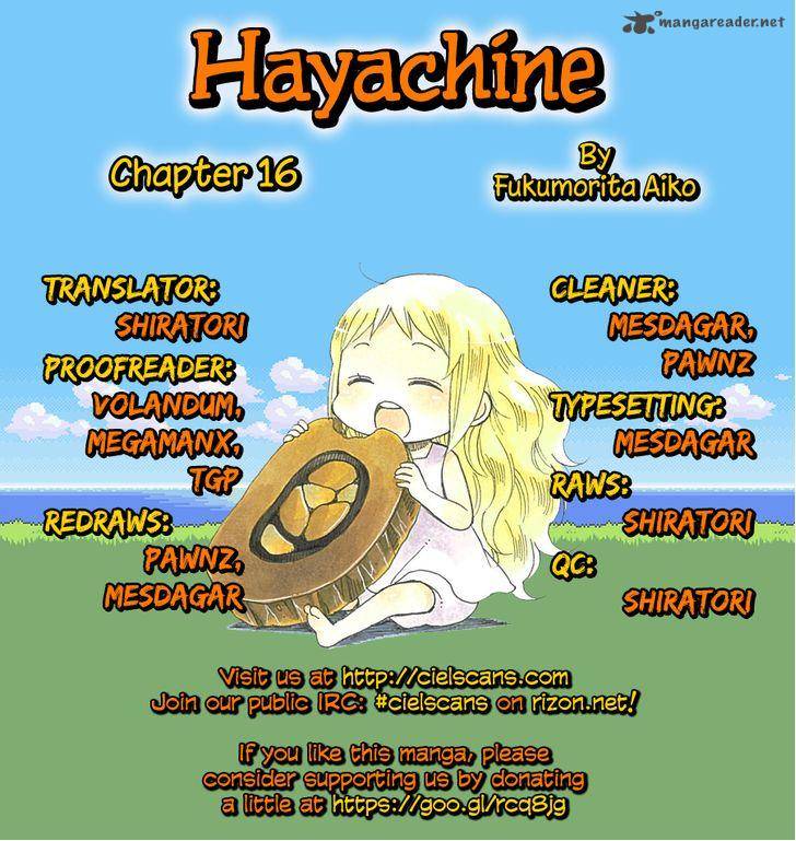 Hayachine Chapter 16 Page 1