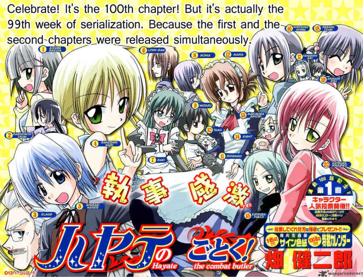 Hayate The Combat Butler Chapter 100 Page 4