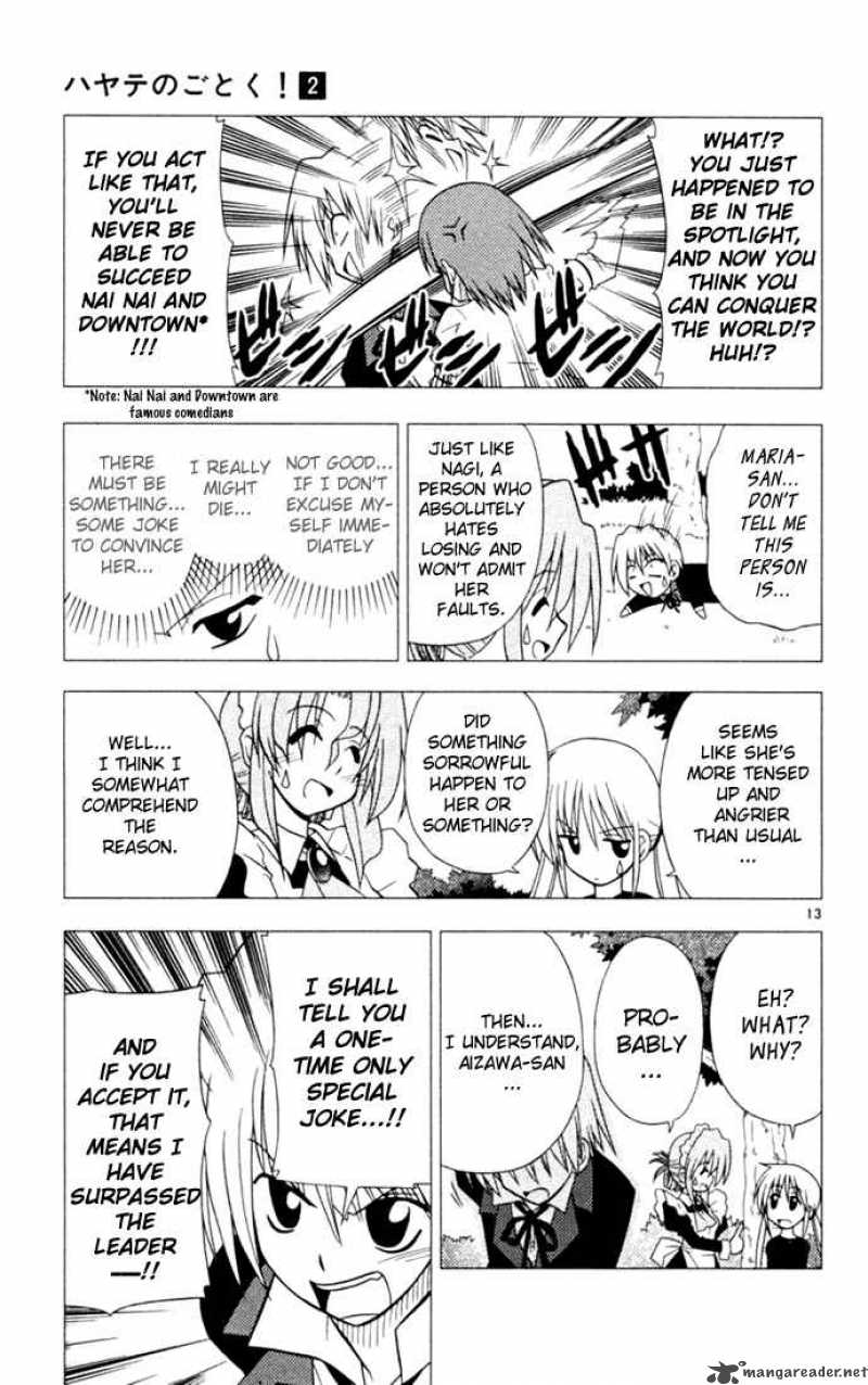 Hayate The Combat Butler Chapter 11 Page 13