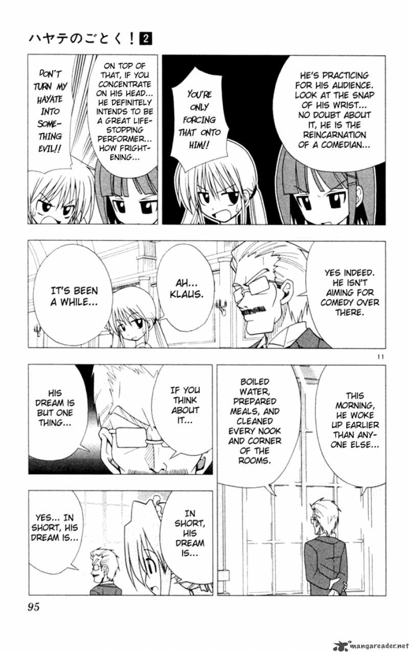 Hayate The Combat Butler Chapter 15 Page 11