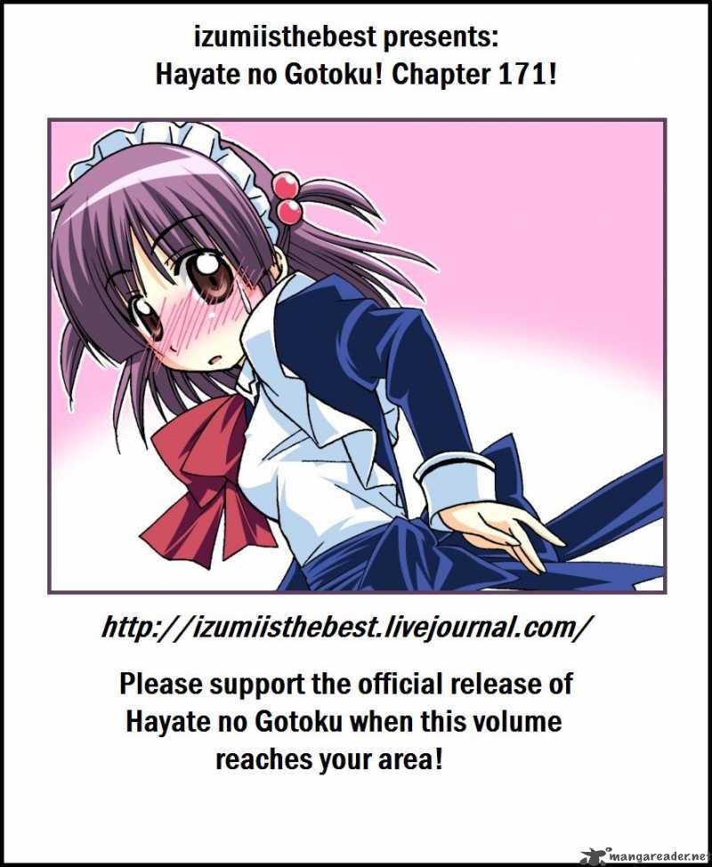 Hayate The Combat Butler Chapter 171 Page 17