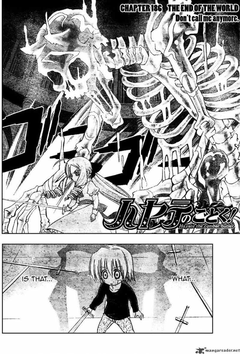 Hayate The Combat Butler Chapter 186 Page 2