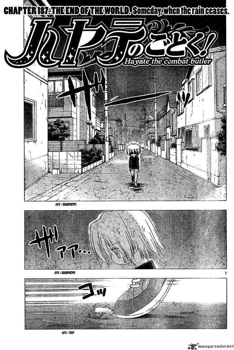 Hayate The Combat Butler Chapter 187 Page 1