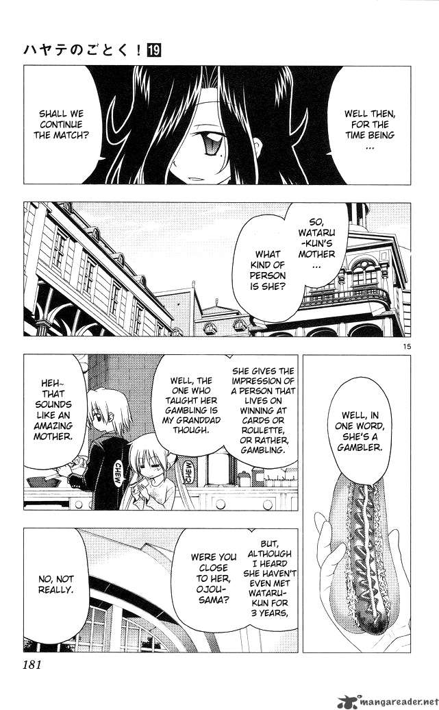 Hayate The Combat Butler Chapter 206 Page 15