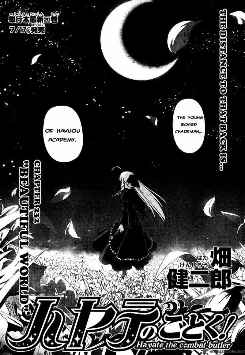 Hayate The Combat Butler Chapter 232 Page 2