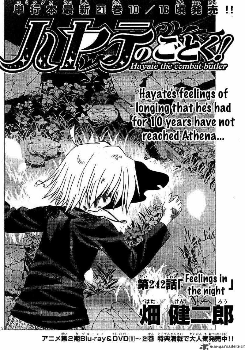 Hayate The Combat Butler Chapter 242 Page 2