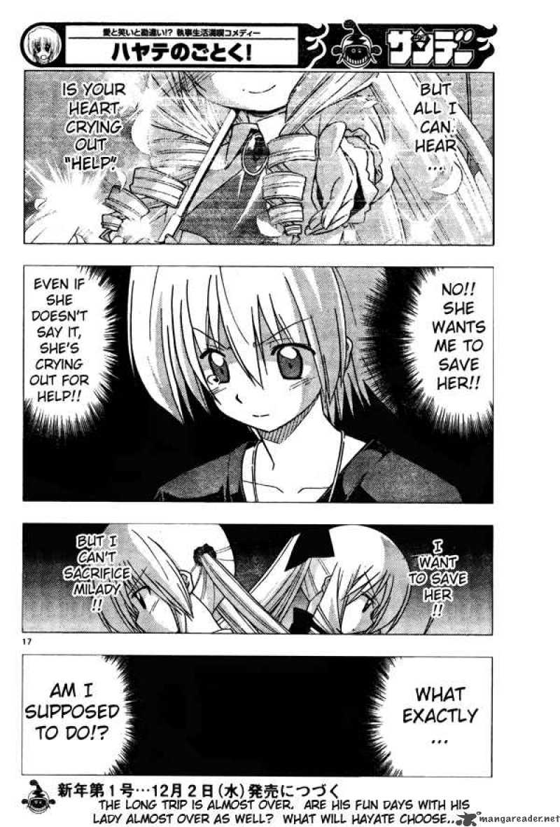 Hayate The Combat Butler Chapter 250 Page 17
