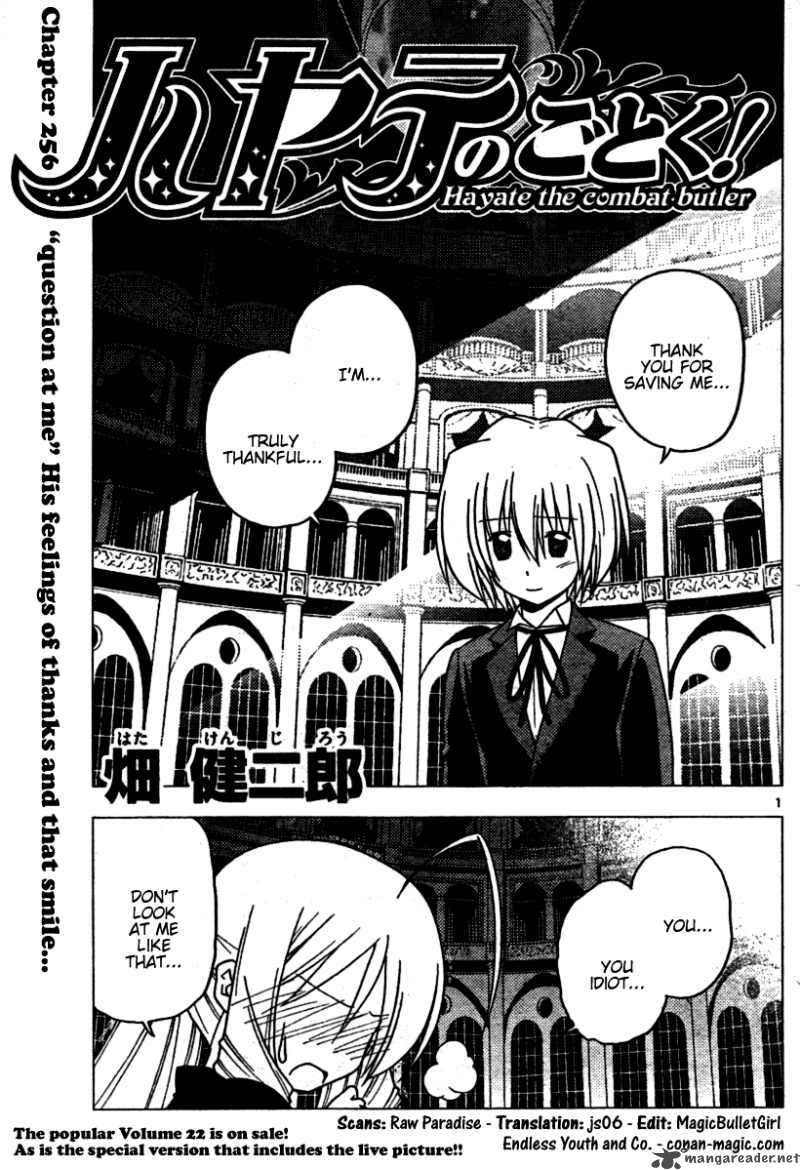 Hayate The Combat Butler Chapter 256 Page 1