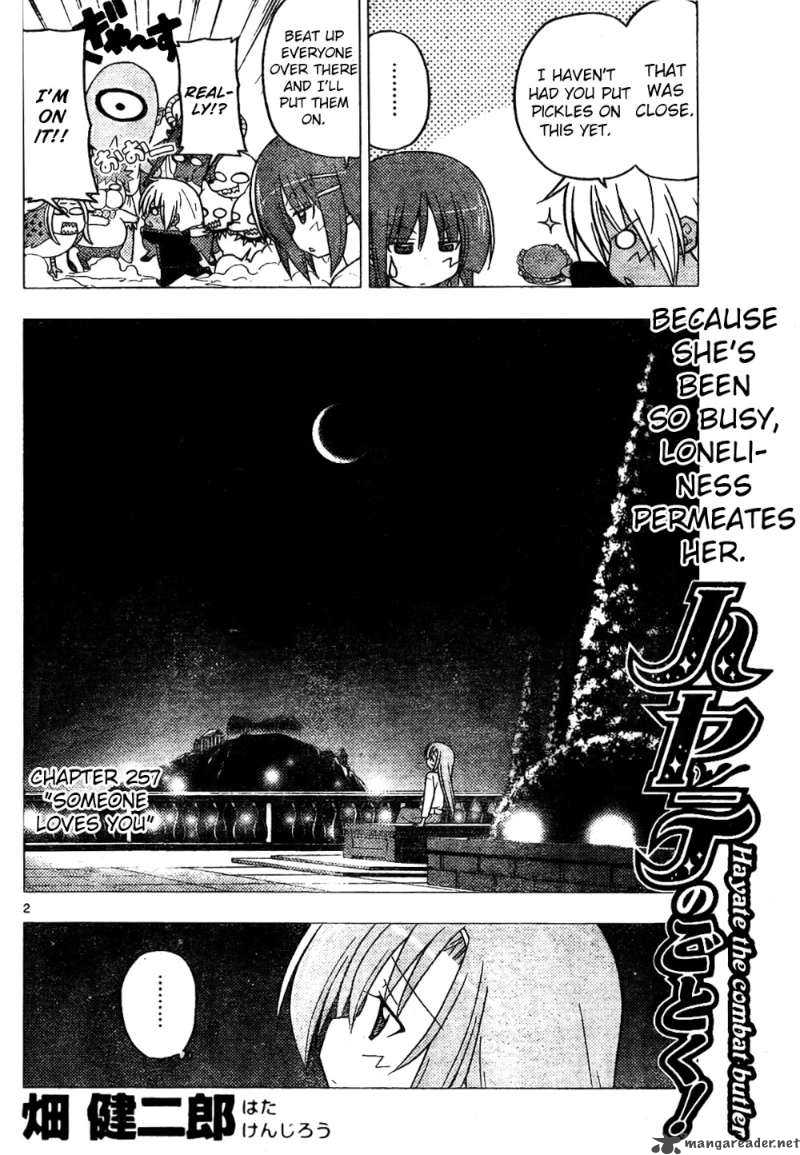 Hayate The Combat Butler Chapter 257 Page 2
