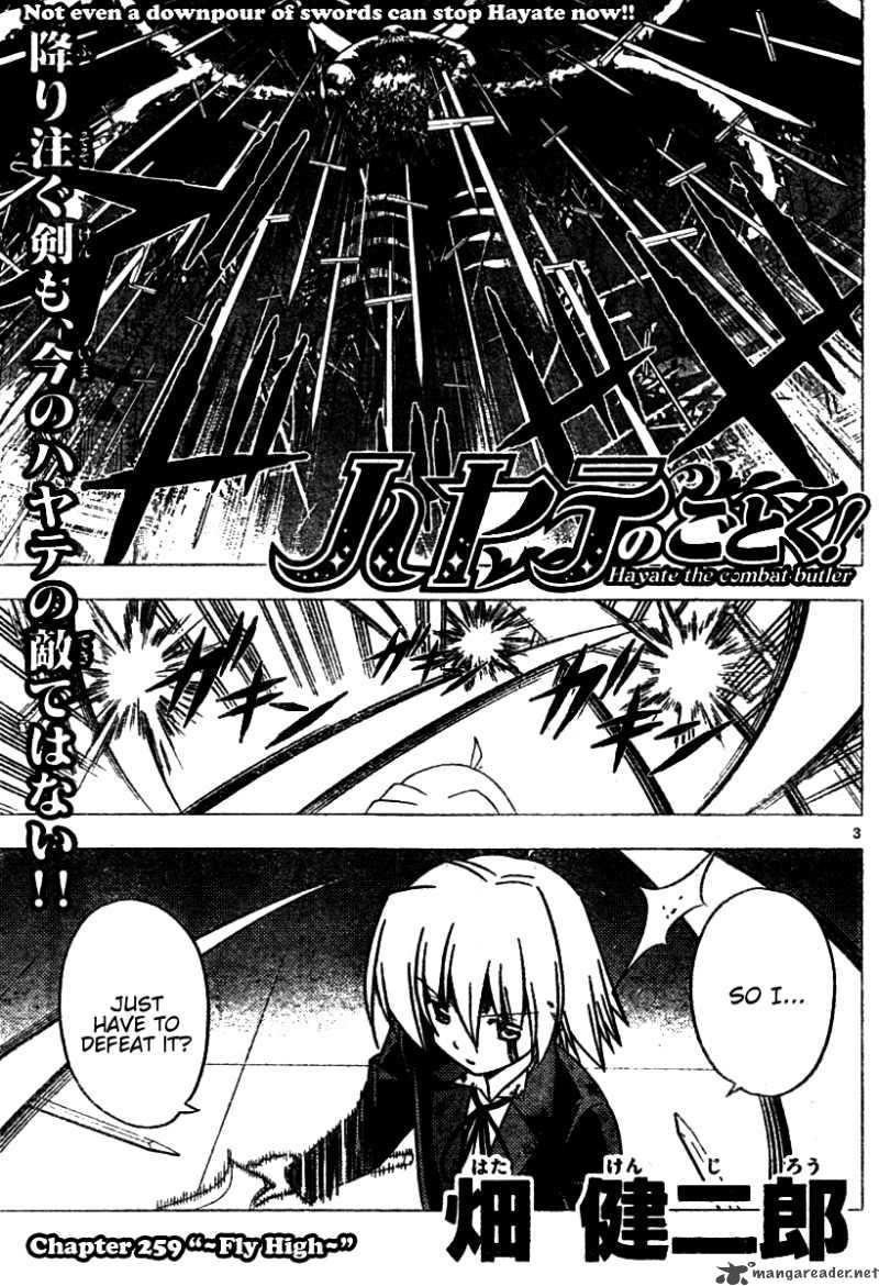 Hayate The Combat Butler Chapter 259 Page 3