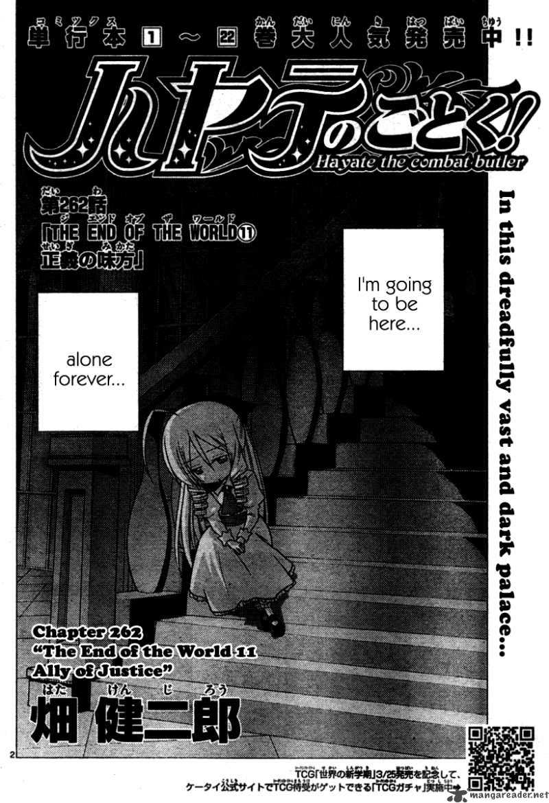 Hayate The Combat Butler Chapter 262 Page 2