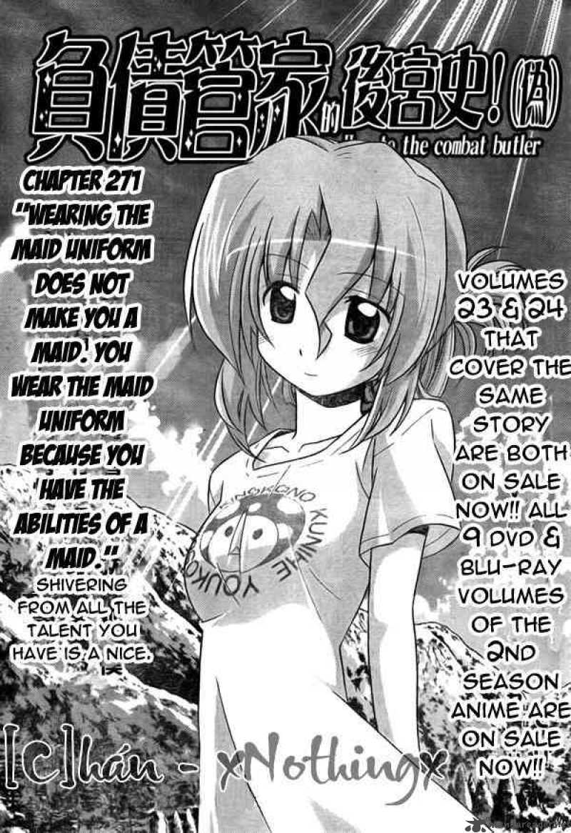 Hayate The Combat Butler Chapter 271 Page 1