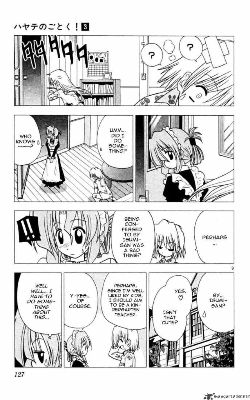 Hayate The Combat Butler Chapter 28 Page 9