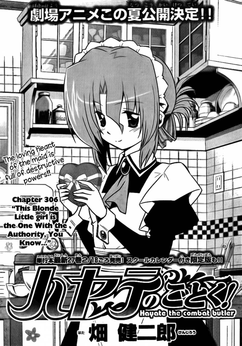 Hayate The Combat Butler Chapter 306 Page 2