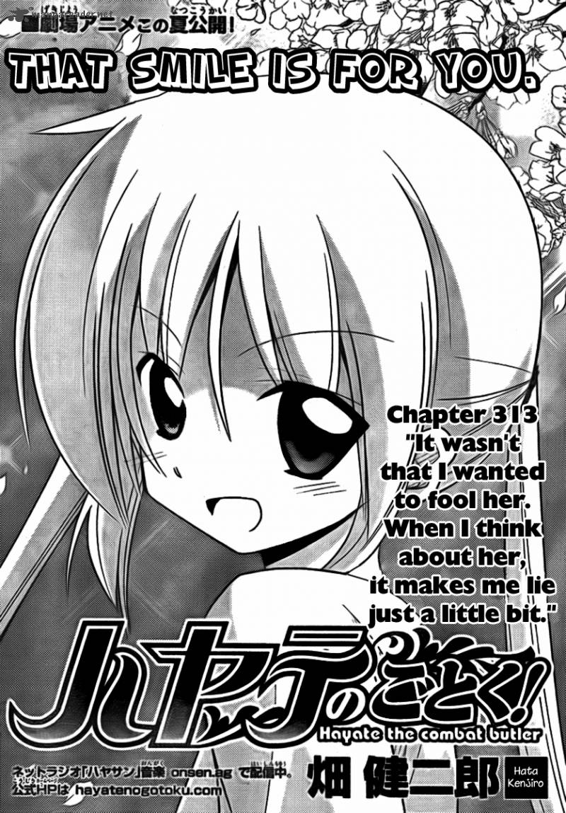 Hayate The Combat Butler Chapter 313 Page 3