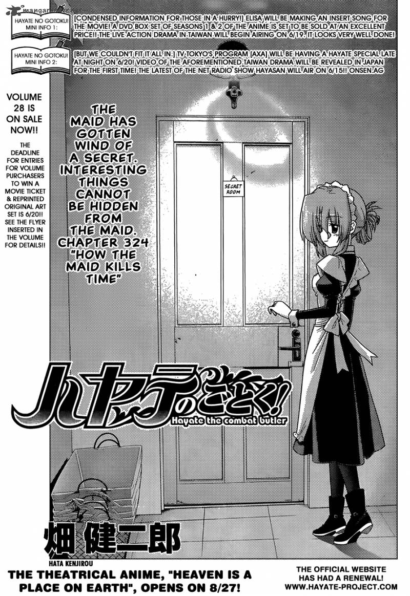 Hayate The Combat Butler Chapter 324 Page 4