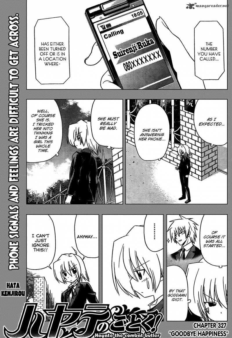 Hayate The Combat Butler Chapter 327 Page 2