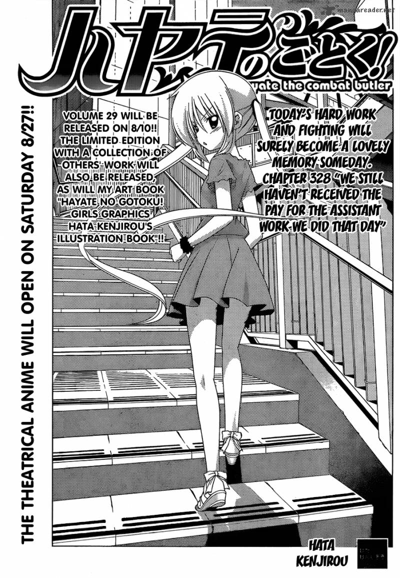 Hayate The Combat Butler Chapter 328 Page 2
