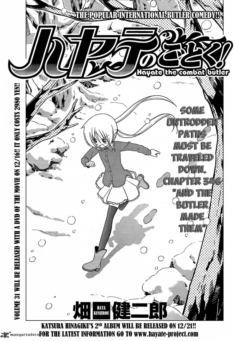 Hayate The Combat Butler Chapter 346 Page 2