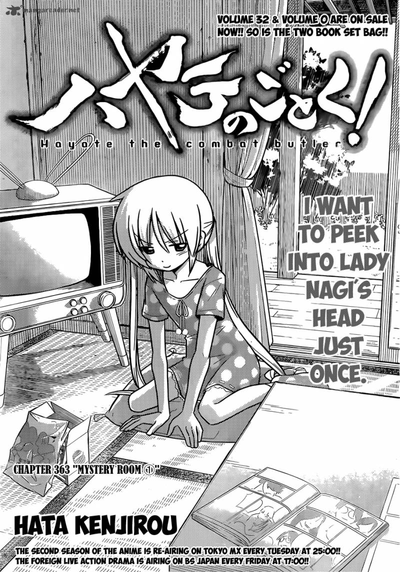 Hayate The Combat Butler Chapter 363 Page 2