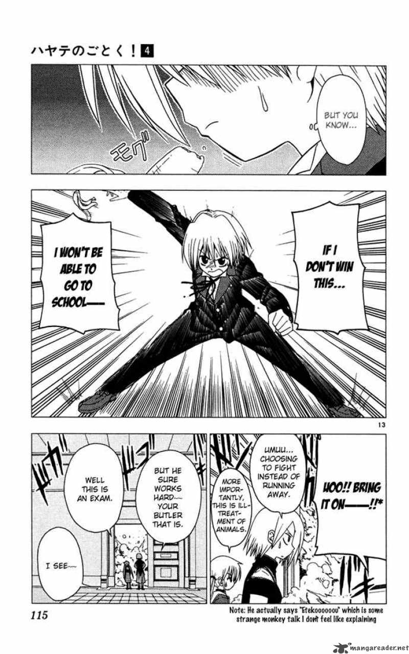 Hayate The Combat Butler Chapter 38 Page 13