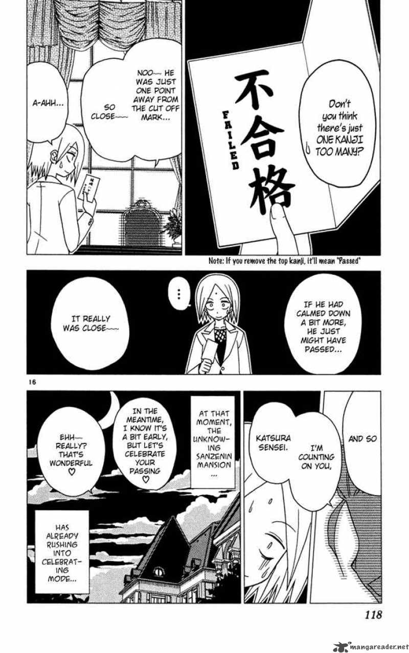 Hayate The Combat Butler Chapter 38 Page 16