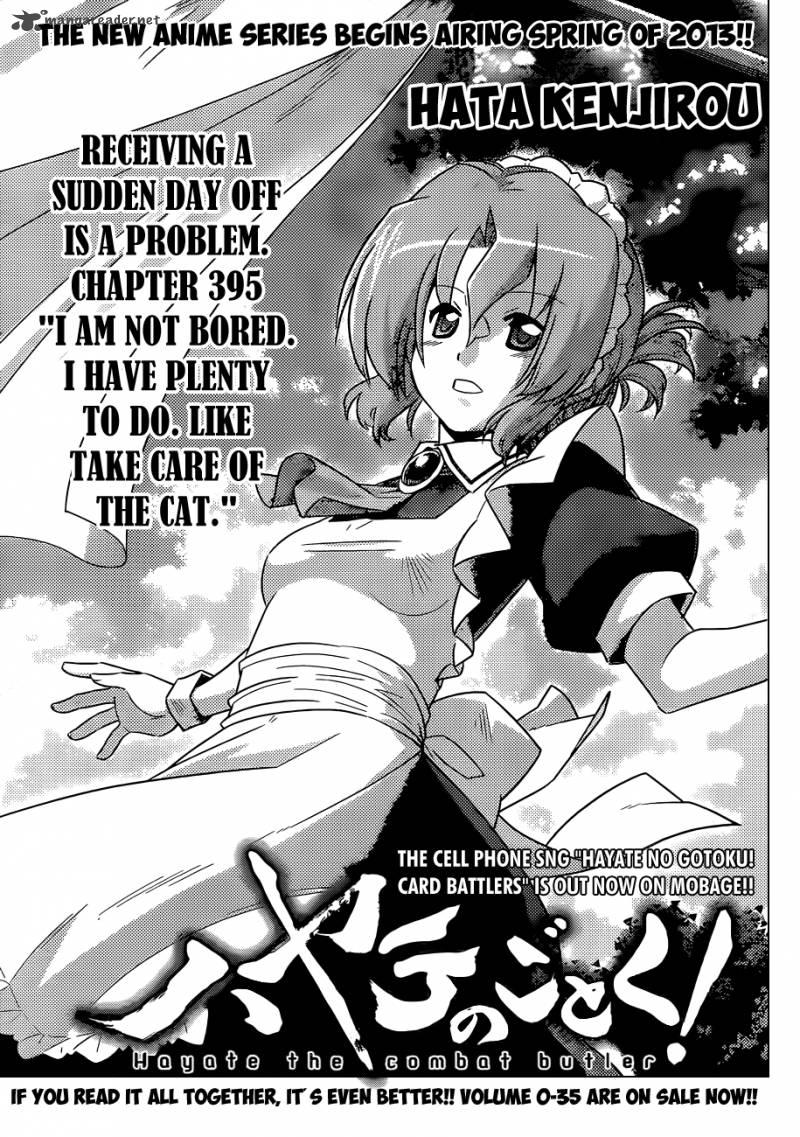 Hayate The Combat Butler Chapter 395 Page 2