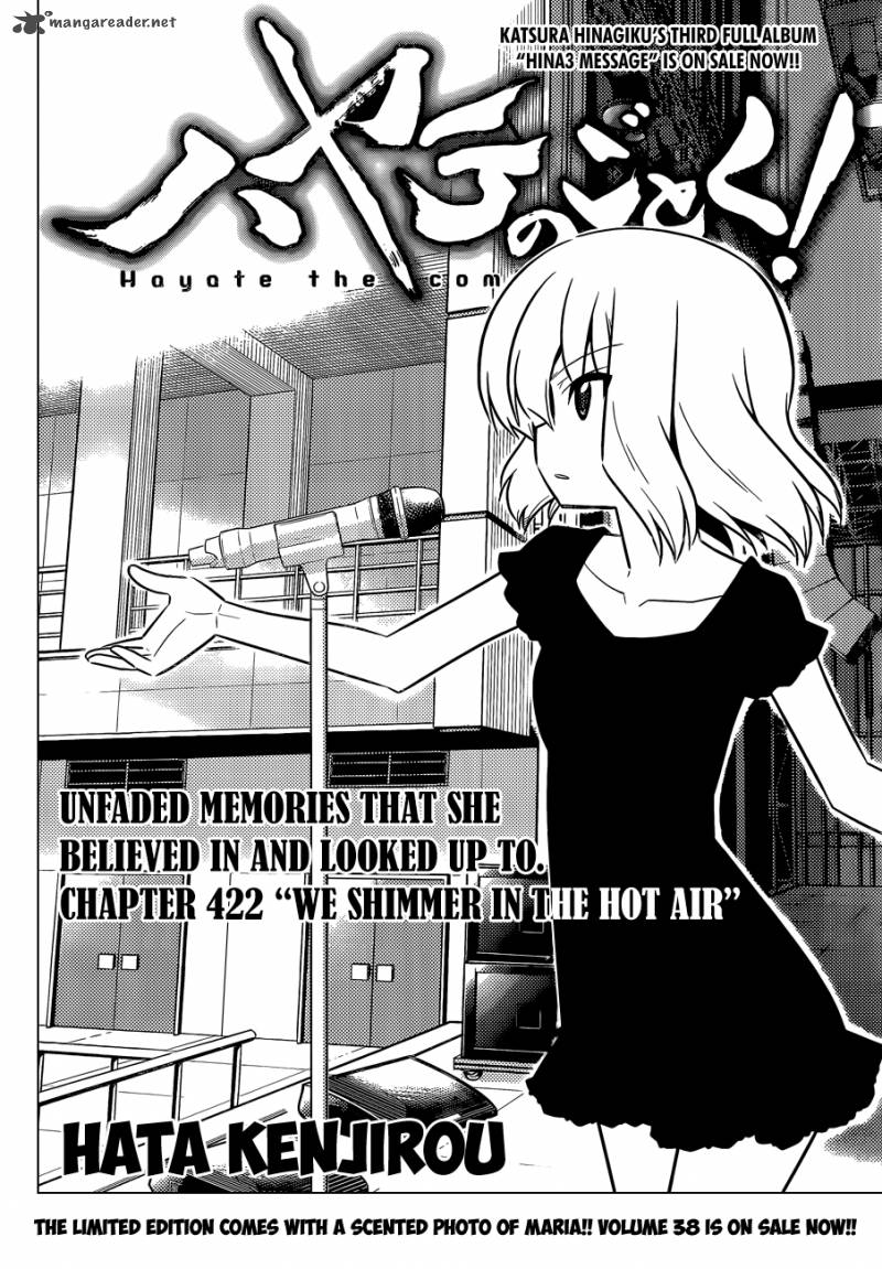 Hayate The Combat Butler Chapter 422 Page 3