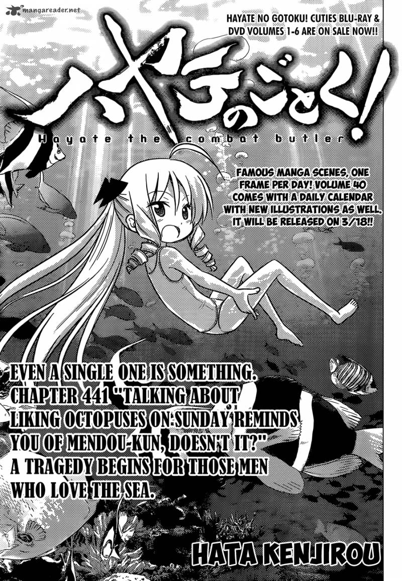 Hayate The Combat Butler Chapter 441 Page 2