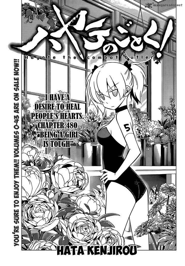 Hayate The Combat Butler Chapter 480 Page 2