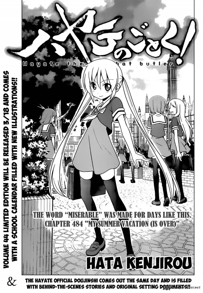 Hayate The Combat Butler Chapter 484 Page 2