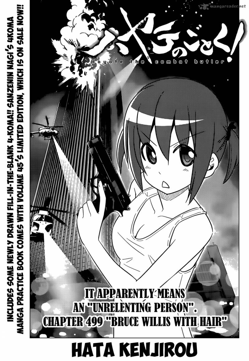 Hayate The Combat Butler Chapter 499 Page 2