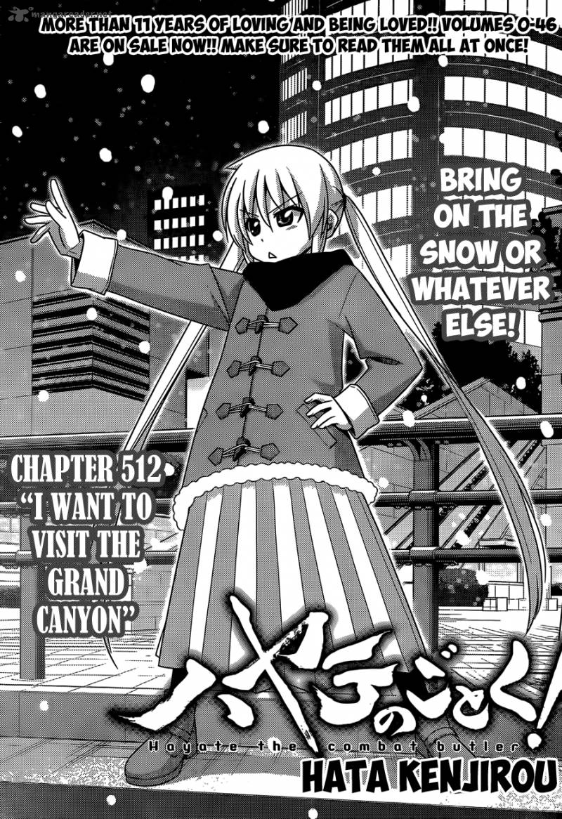 Hayate The Combat Butler Chapter 512 Page 2