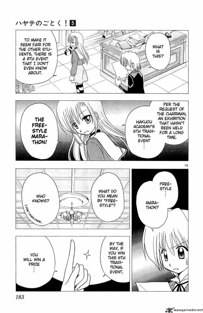 Hayate The Combat Butler Chapter 52 Page 15