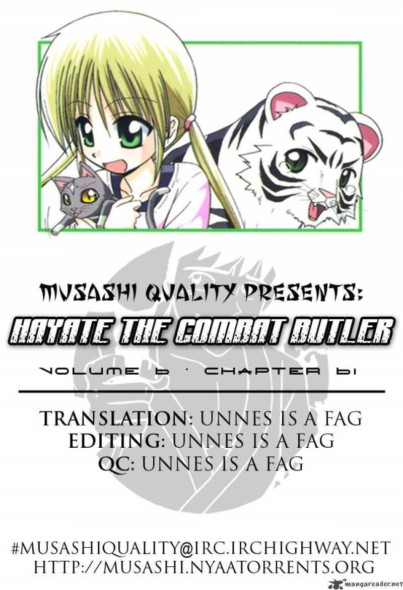 Hayate The Combat Butler Chapter 61 Page 1