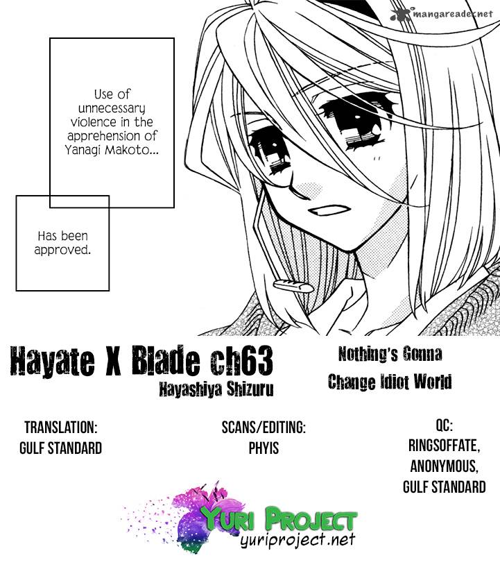 Hayate X Blade Chapter 63 Page 33