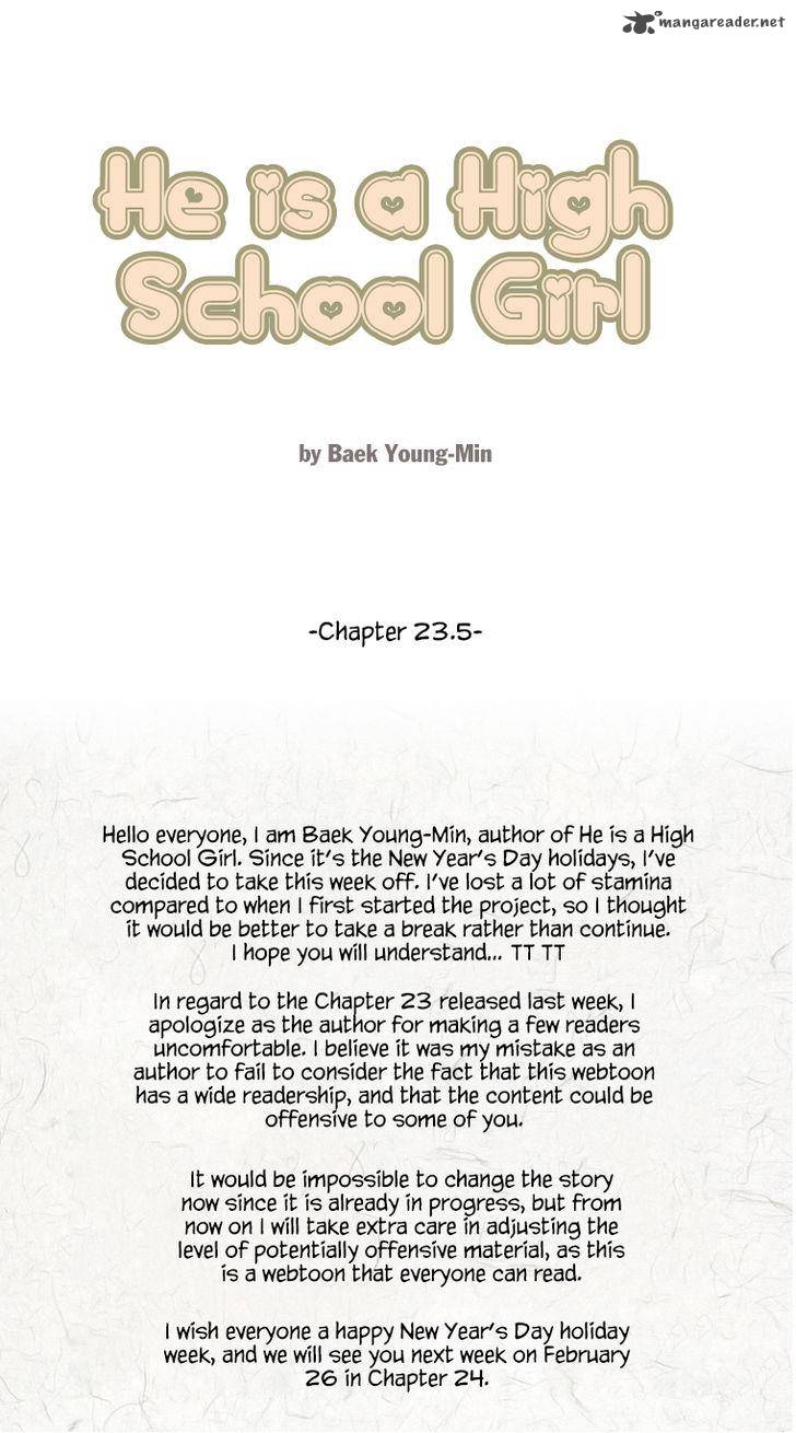 He Is A High School Girl Chapter 23 Page 2