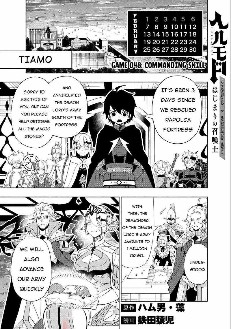 Hell Mode Yarikomi Suki No Gamer Wa Hai Settei No Isekai De Musou Suru Chapter 48 Page 1