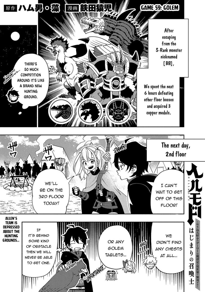 Hell Mode Yarikomi Suki No Gamer Wa Hai Settei No Isekai De Musou Suru Chapter 59 Page 2