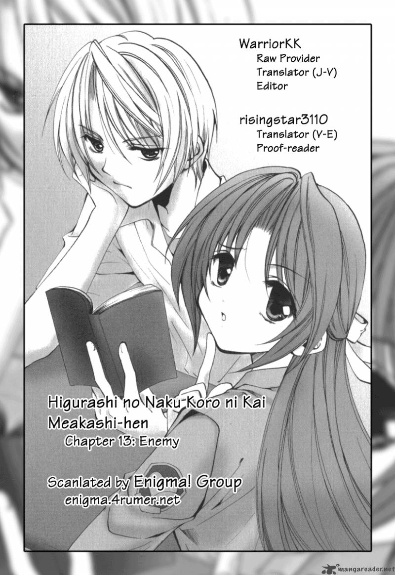 Higurashi No Naku Koro Ni Kai Meakashi Chapter 13 Page 32