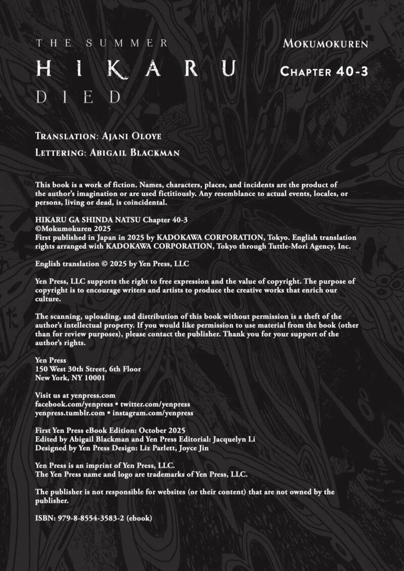 Hikaru Ga Shinda Natsu Chapter 40c Page 12