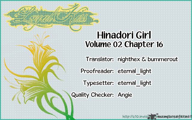 Hinadori Girl Chapter 16 Page 1