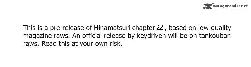 Hinamatsuri Chapter 22 Page 1