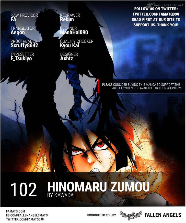 Hinomaru Zumou Chapter 102 Page 1