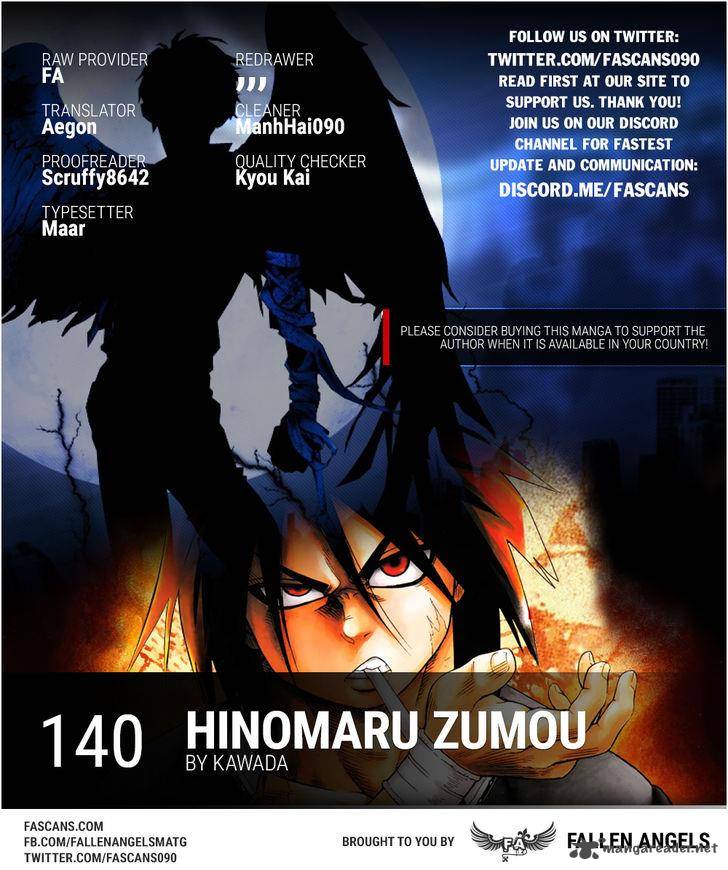 Hinomaru Zumou Chapter 140 Page 1