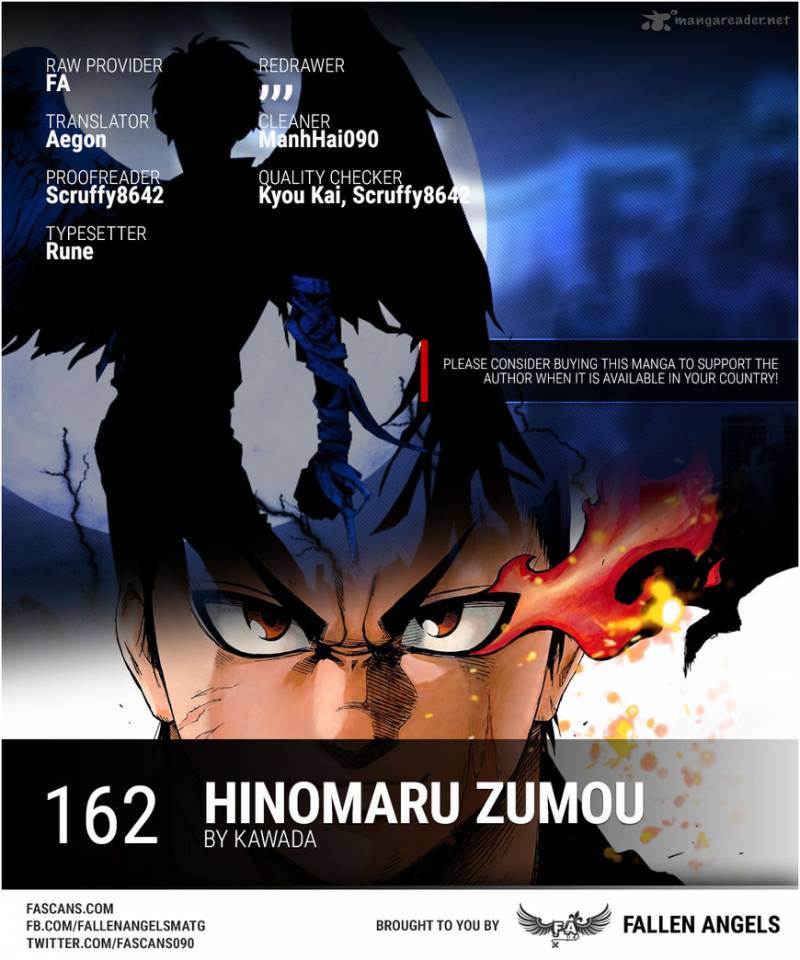 Hinomaru Zumou Chapter 162 Page 1